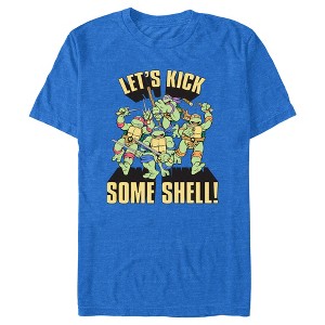 Men's Teenage Mutant Ninja Turtles Let's Kick Some Shell! T-Shirt - 1 of 4