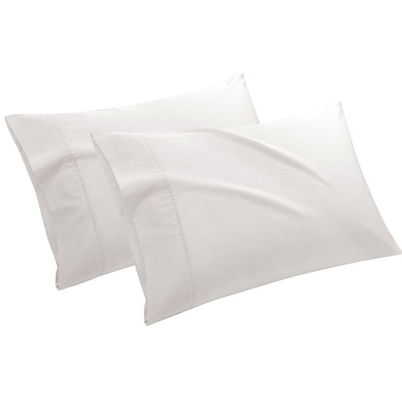 PiccoCasa Hotel Bedroom Soft Cotton Envelope Closure Pillowcases Set of 2, 5 of 6