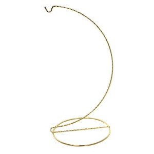 BARD's Brand 11.0 Inch Twisted Brass Hanger 11 Inch Ornament Stand Decorative Holiday Scene Props - 1 of 2