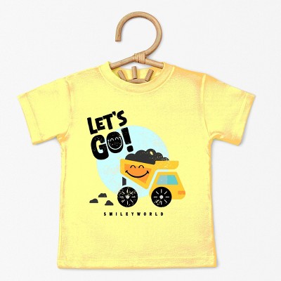 The Juniper Shop SmileyWorld Let's Go Dump Truck Toddler Short Sleeve Tee
