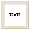 PosterPalooza | 12x12 Wide Barnwood Picture Frame, UV Acrylic, 6 Finishes - Grey, Brown, White, and Black - 2 of 4