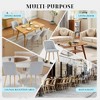 Dining Chairs Set of 2,Modern Upholstered Kitchen Chairs with Ergonomic Back,300lbs Capacity Dining Chairs with Oak Legs for Dining Room - 2 of 4