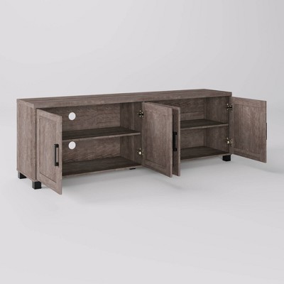 Virlomi Brown 71" Engineered Wood TV Stand with Cabinet