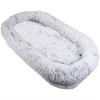 Human Dog Bed for Adults, 71"X45"X14" Size Fits You and Pets, Washable Human Size Dog Bed,Napping Orthopedic Dog Bed, Present Pillow Blanket - 2 of 4