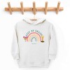 The Juniper Shop Mini Smiley Keep On Smiling Rainbow Toddler Hoodie - 2 of 4
