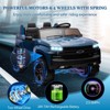 24V Ride on Truck for Kids,2-Seater Licensed Chevrolet Silverado with Parent Remote,3 Speeds, 4×Spring Suspension, Wireless Music & MP3 - 4 of 4