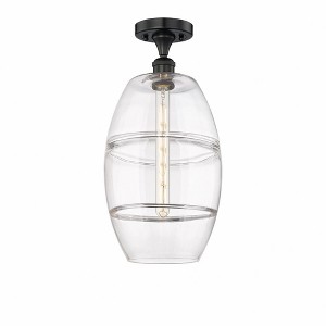 Vaz - 1 Light Semi-Flush Mount In Industrial Style-18.63 Inches Tall and 10 Inches Wide - 1 of 1