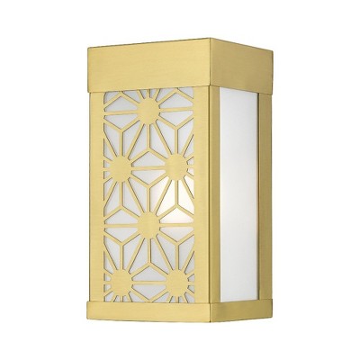 Livex Lighting Berkeley 1 - Light Wall Light in  Satin Gold