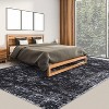 Non-Slip Washable Vintage Area Rug, Low-Pile Distressed Print Carpet for Living Room, Bedroom & Entryway – Stain-Resistant, Pet-Friendly - 2 of 4