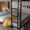 Full Over Full Metal Bunk Bed with Safety Guard Rails for Teens - 3 of 4