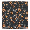 CTM Glow in the Dark Skeletons and Pumpkins Halloween Print Holiday Bandana - 4 of 4