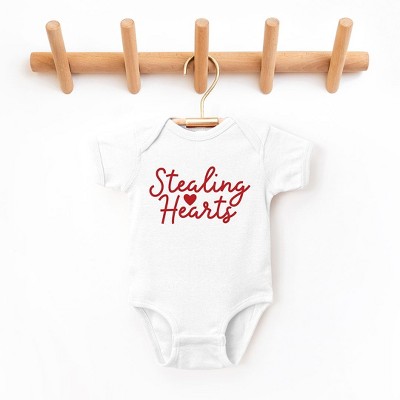 The Juniper Shop Stealing Hearts Cursive Baby Bodysuit
