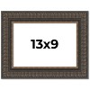 PosterPalooza | Photo Size Museum Brown Picture Frame - UV Acrylic, Foam Board Backing, Hanging Hardware - 2 of 4