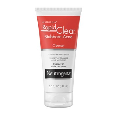 Neutrogena Rapid Clear Stubborn Daily Acne Facial Cleanser - 5 fl oz