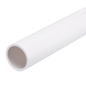 Unique Bargains PVC Water Plumb DIY Crafts High Impact Rigid Round Pipes 8" Length - 1 of 4