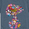 Boys' - Peanuts - Snoopy Silhouette Pattern Short Sleeve Graphic T-Shirt - 2 of 4