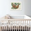 Hanging Sloth I by Bernadette Deming, Ready to Hang Framed Print, White Frame - 2 of 3
