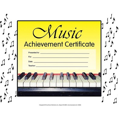 SCHAUM Music Achievement Certificate Educational Piano Series