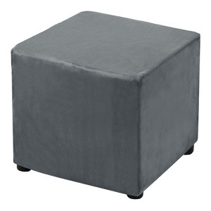 Unique Bargains Elastic Living Room Bedroom Square Foot Stool Cover - 1 of 4