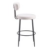 Zuo Blanca Barstool (Set of 2) Ivory - 2 of 4