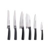 Schmidt Brothers Cutlery Carbon 6 7pc Knife Block Set: Stainless Steel Blades & Handles, Serrated, Hand Wash - 3 of 4