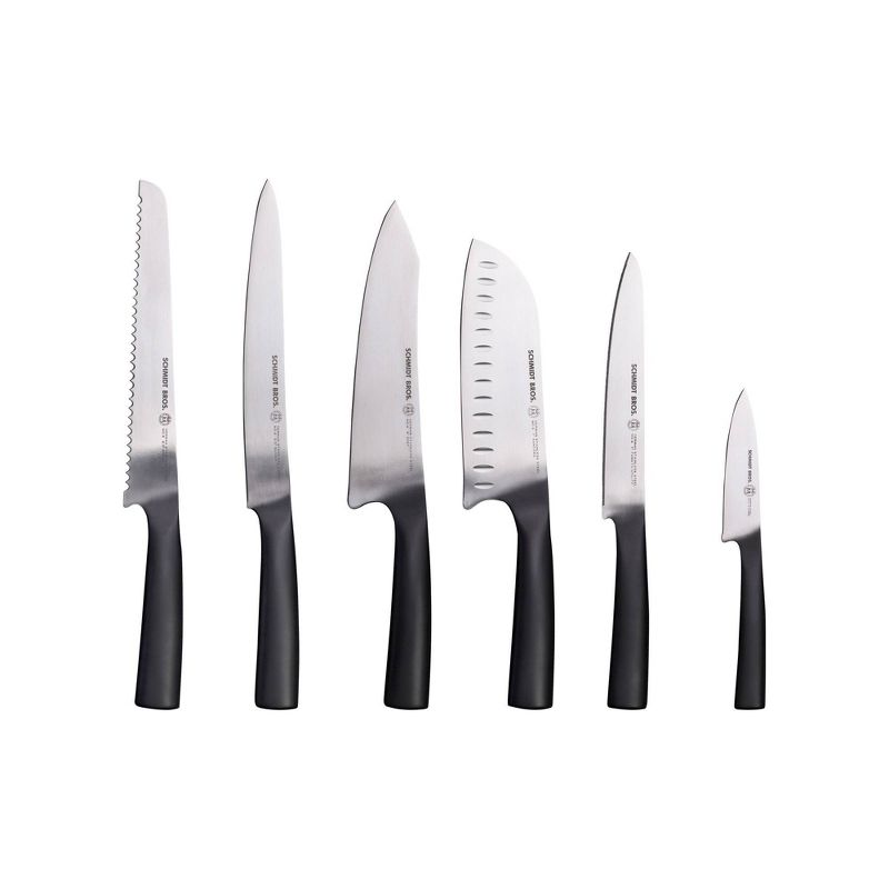 Schmidt Brothers Cutlery Carbon 6 7pc Knife Block Set, 3 of 10
