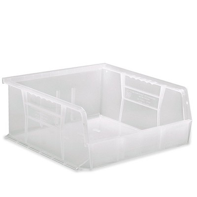 Quantum Storage Systems Bin, Stacking Or Hanging, 11"W X 10-7/8"D X 5"H