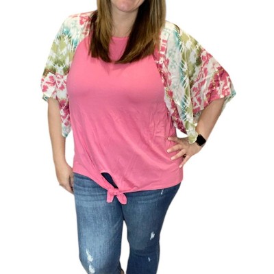 Women's Tie-Dye Flyaway Tee - E. Luna