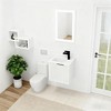 Garvee 22" Bathroom Vanity With Sink For Small Bathroom, Floating Vanity Storage Cabinet With Soft Close Door For Bathroom, White - 2 of 4