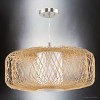 Urban Ambiance Luxury Natural Indoor Pendant,  12''H x 22"W x 22''D,  Natural Rattan Finish, UHP4534 - 3 of 4