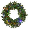 24" Prelit Kingswood Fir Wreath Infinity Lights - National Tree Company - 2 of 4