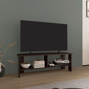 Sapphtopaz 47.3" Modern TV Stand for TVs Up to 60" Entertainment Center with 2-Tier Open Shelves Farmhouse Simple TV Stands for Living Room - 1 of 4