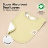 KeaBabies 8-Pack Organic Baby Bibs for Boy, Girl, Drool Bibs, Baby Bib for Girls, Boys,  Newborn Teething Bibs - 4 of 4