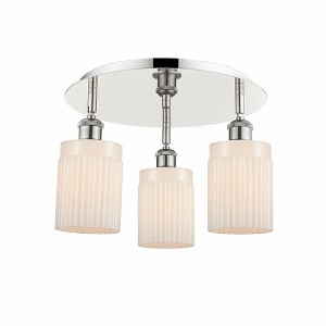 Hadley - 3 Light Flush Mount In Art Deco Style-9.5 Inches Tall and 16.25 Inches Wide - 1 of 1