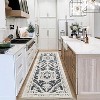 COZONY Medallion Floral Area Rug, Vintage Textured Non Slip Carpet for Living Room Bedroom Kitchen Office - 2 of 4