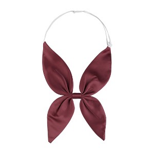 Allegra K Women's Pre-tied Solid Color Adjustable Sailor Suit Bowknot Bowties - 1 of 4