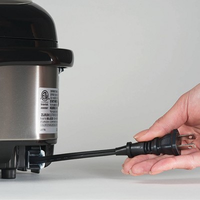 Compact Stainless Steel Electric Rice Cooker with LCD Display