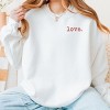 Simply Sage Market Embroidered Love Typewriter Mini Sweatshirt - 3 of 4