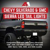 AMERICAN MODIFIED LED Tail Lights for 99-06 Chevy Silverado & 99-02 GMC Sierra - 2 of 4