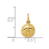 Black Bow Jewelry 14k Yellow Gold Soccer Ball Charm, 9mm - 4 of 4