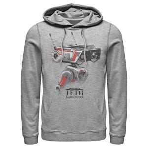Men's Star Wars Jedi: Fallen Order BD-1 Grunge Pull Over Hoodie - 1 of 3