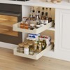 Kitchen Cabinet Organizer - Stainless Steel and Carbon Steel, Pull-Out Box, 43x30x7Cm, Durable Storage Solution, Easy Installation - 3 of 4