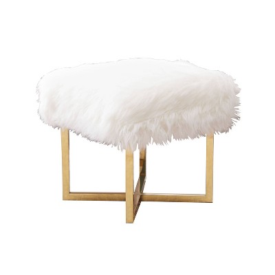 faux fur stool target