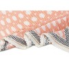 Allegra K Women's Polka Dot Pleated Neck Scarf Rhombus Handkerchief 40x18 inches(LxW) 1 Pc - 4 of 4