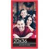 PosterPalooza | Classic Modern Red Picture Frame - UV Acrylic, Foam Board Backing, Hanging Hardware - 2 of 4