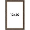 PosterPalooza | Sculpted Silver Picture Frame - UV Acrylic, Foam Board Backing, Hanging Hardware - 2 of 4