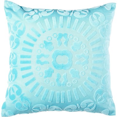 Shayla Pillow - Teal - 18" x 18" - Safavieh