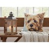 18" Climaweave Pillow – Silky Yorkie Dog Print by Manual Woodworkers and Weavers - 3 of 3