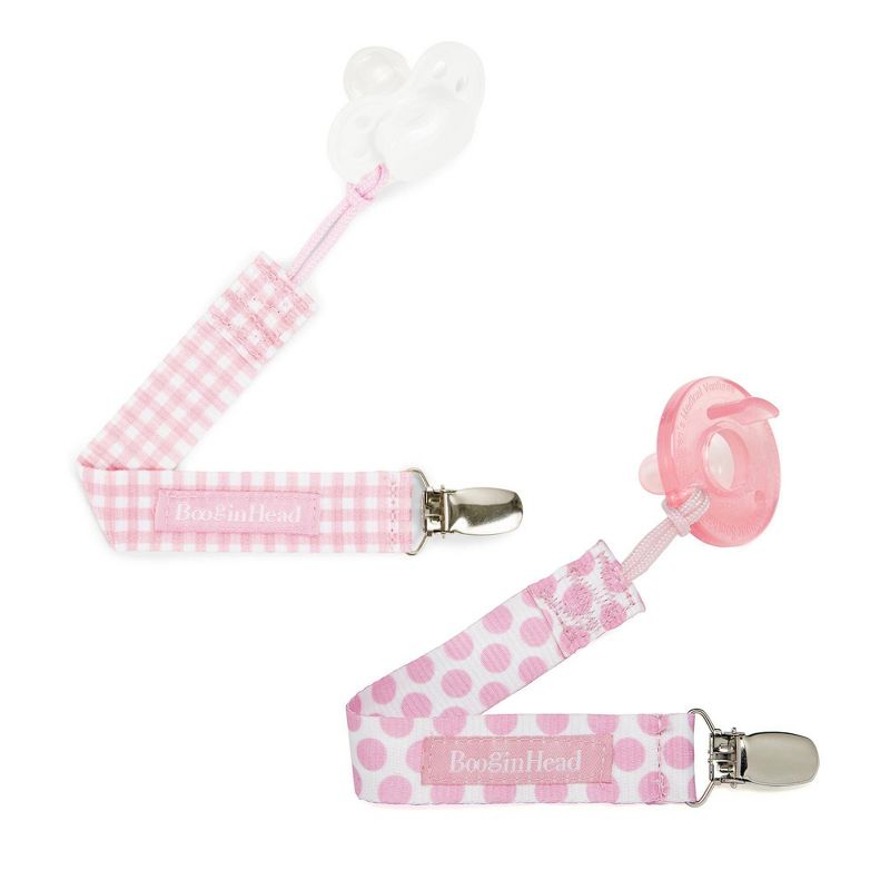BooginHead 2pk PaciGrip Pacifier Clip Holder, 1 of 13