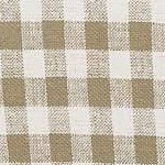 Kale Gingham Taupe Cream